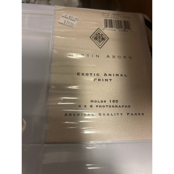 Unique Martin Aborn Jaguar print photo album Exotic Animal Print holds 160 photo - Picture 4 of 4